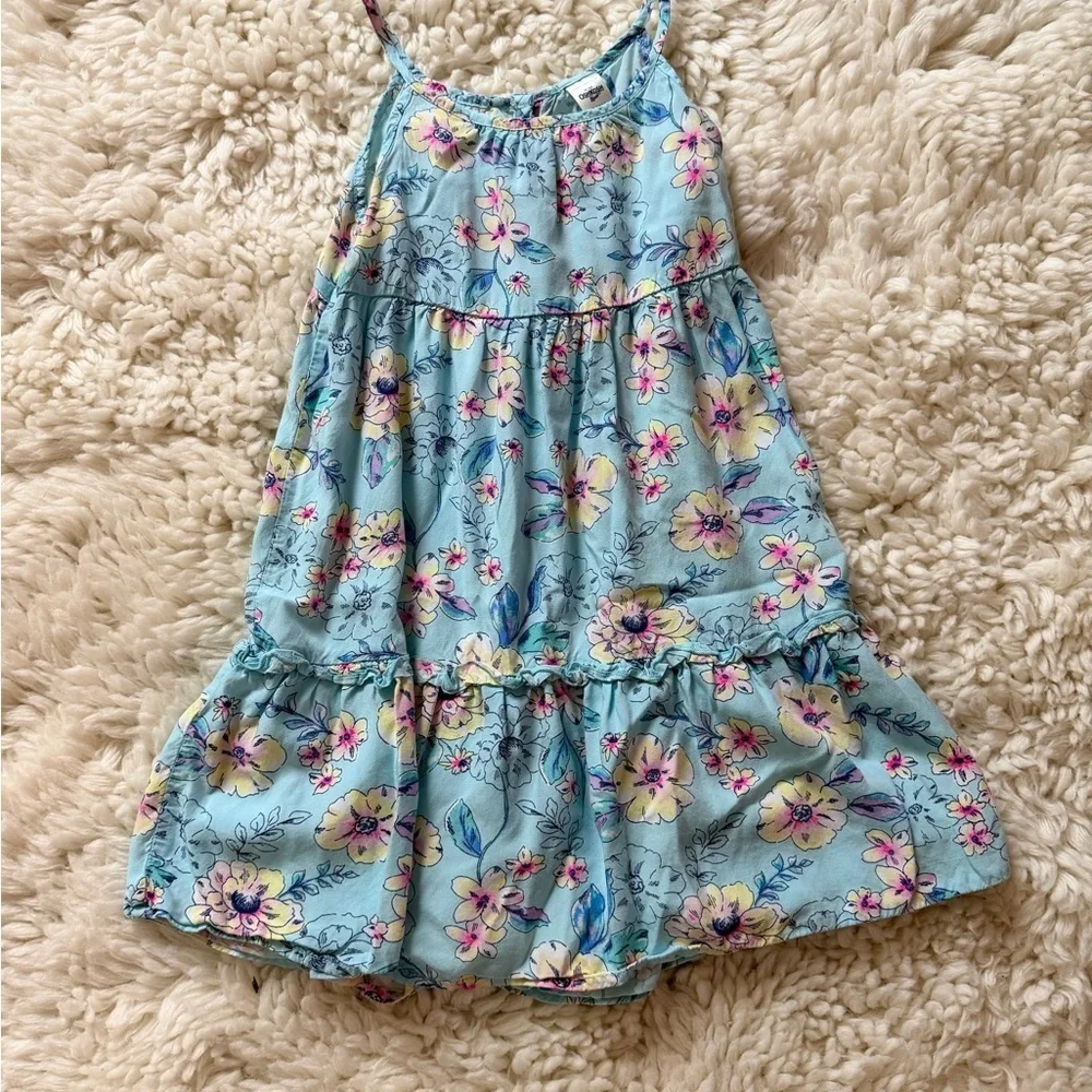 OshKosh B'gosh Light Blue Floral Dress